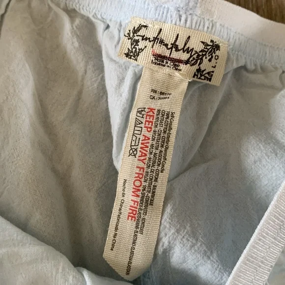 NWOT FREE PEOPLE Forget Me Not Shorties Bloomer Shorts Blue - Picture 5 of 7